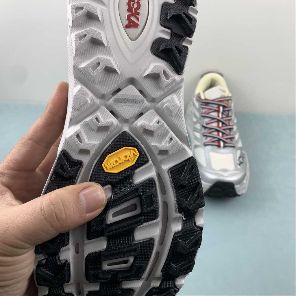 HOKA x Moncler Collaboration Sneakers – Silver/White