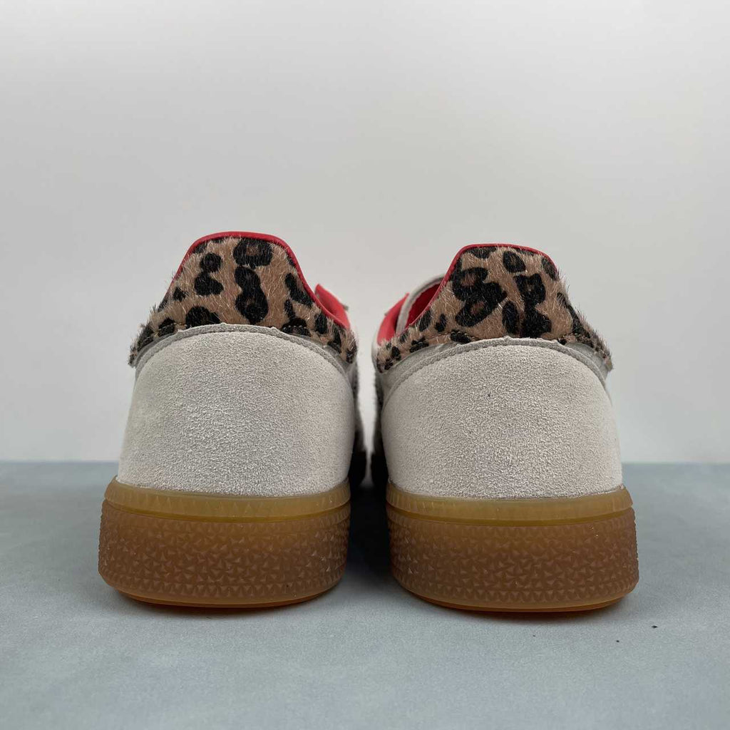 adidas Handball Spezial Shoes – Cream, Leopard Print & Red BD7622