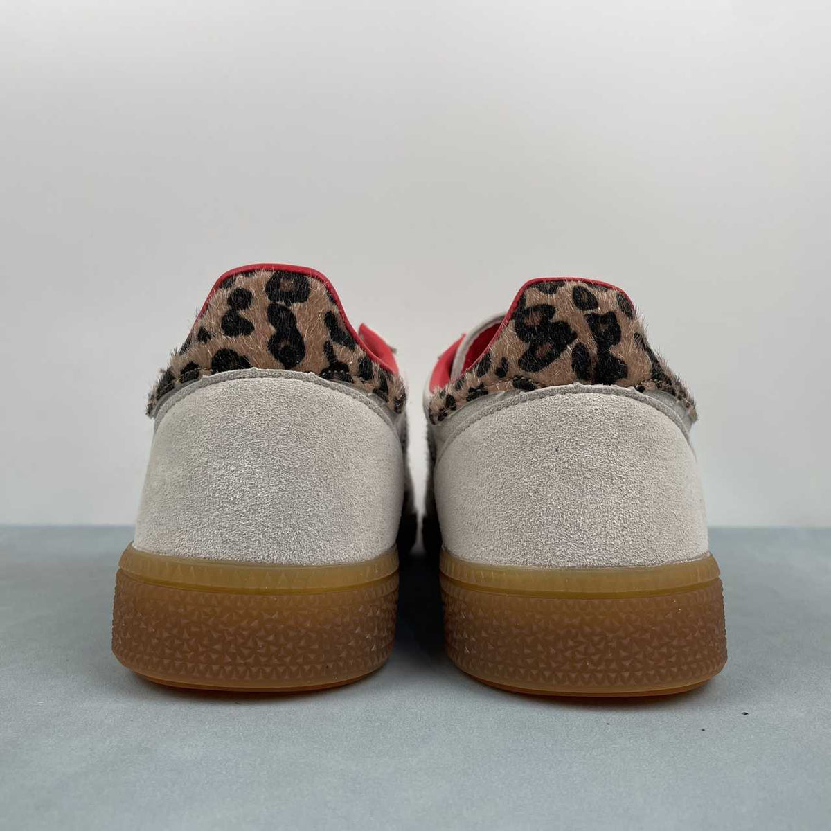 adidas Handball Spezial Shoes – Cream, Leopard Print & Red BD7622