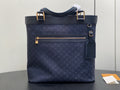 Louis Vuitton Navy Monogram Tote Bag