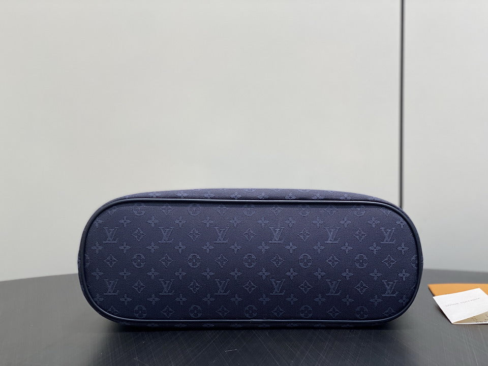 Louis Vuitton Navy Monogram Tote Bag