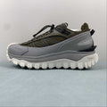 Moncler x Hoka Mafate Speed   Olive & Gray Chunky Low-Top Sneakers